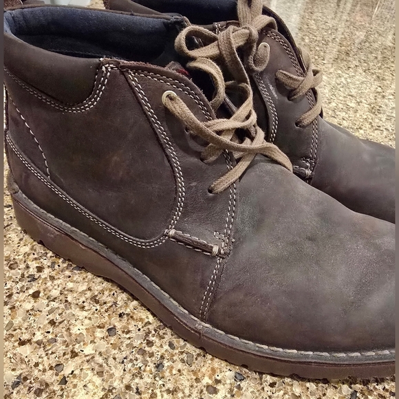 Clarks Dark Brown Chukka Boots